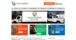 Desktop Screenshot of movinganythinggoes.com